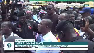 WATCH!! Arrival of Dr. Bawumia and Dr. Matthew Opoku Prempeh at the Manhyia Palace