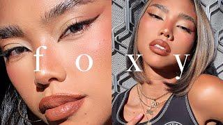 GLAM for NOTHING! lol  soft glam x fox eye makeup tutorial