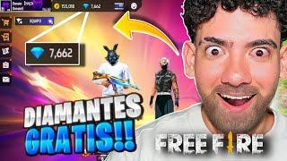  COMO CONSEGUIR DIAMANTES GRATIS EN FREE FIRE EN SOLO MINUTOS 2024  FACIL, RÁPIDO Y SIN DINERO 