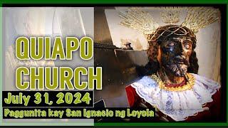 Quiapo Church Live Mass Today Wednesday July 31, 2024