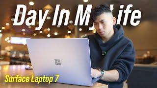 Day in the Life with Surface Laptop 7 ~ Snapdragon X Elite & Battery Test