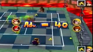 Let's Play Mario Tennis 64 #6 Bowser Blows