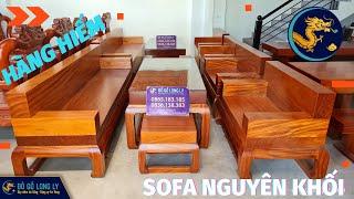 2 Bộ Sofa Nguyên Khối Đẹp - Độc - Hiếm | Sopha Nguyên Tấm Đẹp 2022