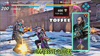 Shadow Fight 4 // Low Level Player Top 600 // Aggressive Fight 1v1