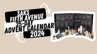 Saks Fifth Avenue 25 Day Advent Calendar 2024 #beautycalendars