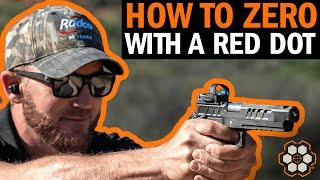 How to Zero A Red Dot Sight Using Your Pistol