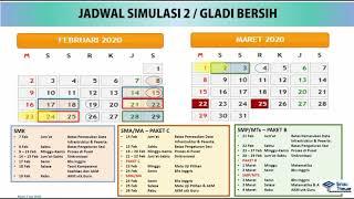 Jadwal Gladi Bersih UNBK 2020