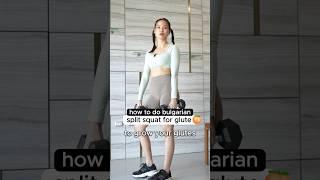 TIPSBulgarian Split Squat for your GLUTE #glutesworkout