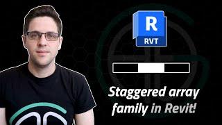 Staggered Array families in Revit!