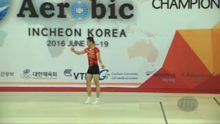 NGUYEN Viet Anh (VIE) - 2016 Aerobic Worlds, Incheon (KOR) - Qualifications Individual Men