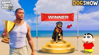 Franklin Shinchan and Chop Winning Dog Show In GTA 5 ! | Paradox FTW