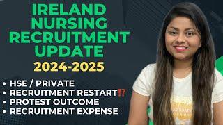 Ireland Nursing Recruitment Freeze update 2024-2025 || Nursing update Ireland || Nurse in Ireland