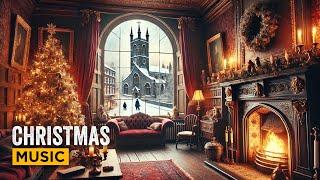 Traditional Christmas Carols and Fireplace in Dickens Time | Choir Peaceful Music and Ambience