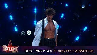 Oleg Tatarynov | Flying Pole & Bathtub | Semifinal | Got Talent Chile 2024