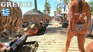 BIKINI BEACH | Beach paradise on Greek beaches 4k | Beach walk