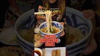 Trying fresh Japanese udon noodles (sneak peak) | Zaru • Orlando, FL #japanesefood #udon