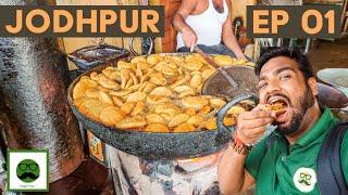 Jodhpur Food Tour Ep 1 with Veggiepaaji | Shahi Samosa, Pyaz Kachori, Mishrilal Lassi & More