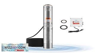 1HP Deep Well Submersible Pump Stainless Steel Water Pump 31.7 GPM 207 Review