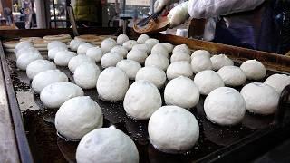 Really? Chewy coconut dough! Sweet Korean pancake etc.  BEST 7 Korean winter snack./KoreanStreetFood