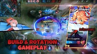 BEST BUILD AND ROTATION FANNY HYPER IN THIS 2022 BY EUGENE !?!? FANNY AGGRESSIVE GAMEPLAY - MLBB