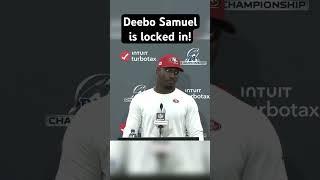 #49ers Deebo Samuel is ready to roll against The Lions 