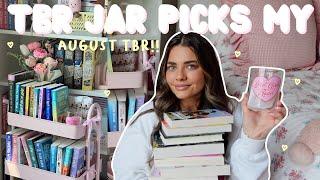 TBR prompt jar chooses my august tbr!! ️