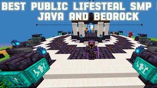 Best public Minecraft lifesteal smp for java and pe both| Public smp for 1.20+ | Peace smp|