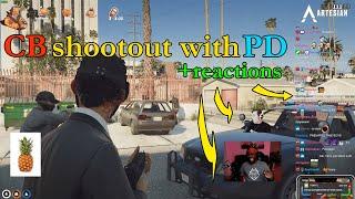 CB shootout with the PD + all POVs + cam + chat reaction  l NoPixel GTA V RP