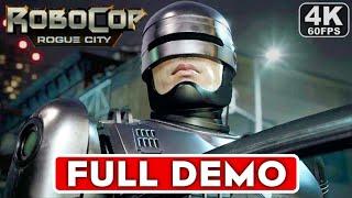 ROBOCOP ROGUE CITY Gameplay Walkthrough Part 1 FULL DEMO [4K 60FPS PC ULTRA] - No Commentary