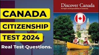 Canadian citizenship test 2024 | REAL Test Questions