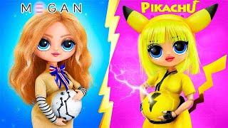 M3GAN și Pikachu au devenit mămici! 30 de DIY-uri pentru LOL OMG