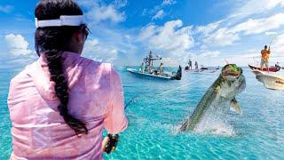 THE MOST OVERFISHED spot in the WORLD | HUGE TARPON