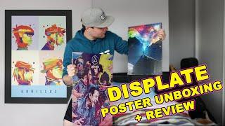 Displate Medium and Large Metal Poster Unboxing & Review | Matte vs Gloss comparison