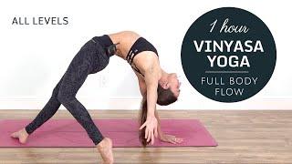 1 Hour Vinyasa Yoga | Full Body Workout Strength & Stretch  | Gayatri Yoga