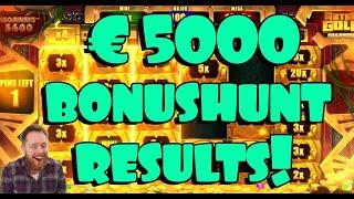 The Great €5000 BONUSHUNT Results!!