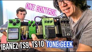 Tube Screamers Tone Test - TS9, One Control , TS10, Tone Geek  ...  with Zack Gibs