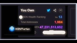 OVER 2,000 WALLETS MINTING XEN... [CRYPTOAUDIKING]