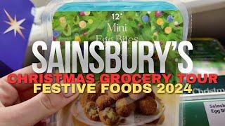 Sainsbury's Christmas Grocery Tour - Top Festive Foods 2024 [4K]