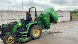 John Deere ride on road legal diesel lawnmower GHZ 4511