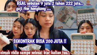 gaji tkw hongkong 2023 bikin betah gak pulang² #sulisty