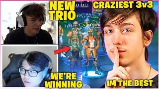 CLIX & PETERBOT GET INTO THE CRAZIEST 3v3 WAGER WITH THEIR NEW TRIO! (FOIRTNITE MOMENTS)