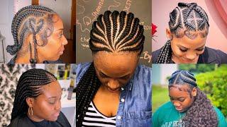 90 + Trending and New Braids Cornrow Hairstyles For Black Women | Braiding Hair Hairstyles 