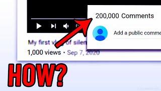 This Video Has 1000 Views And 200K Comments!?