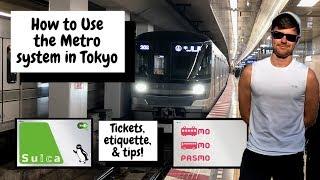 Metros in Japan | HOW TO USE THEM | Tokyo Vlog