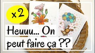 COLORIER AVEC DES POUDRES ?? ALLEZ ON TENTE ! Tuto Carterie DIY Scrapbooking