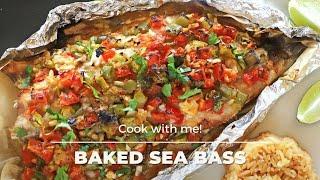 Baked Sea Bass