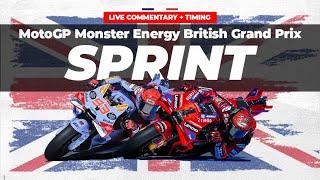 LIVE MotoGP British GP Silverstone Circuit Sprint Race Commentary + Timing