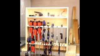 Wall Mounted Clamp Rack Storage Build (quick version)