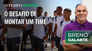 Com apenas 19 jogadores à disposição, Milito precisa quebrar cabeça para montar Galo contra o Inter