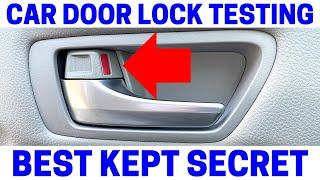 Car Door Lock Actuator Testing